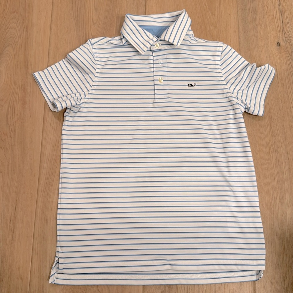 Boys' Bradley Stripe Sankaty Polo Vineyard Vines performance